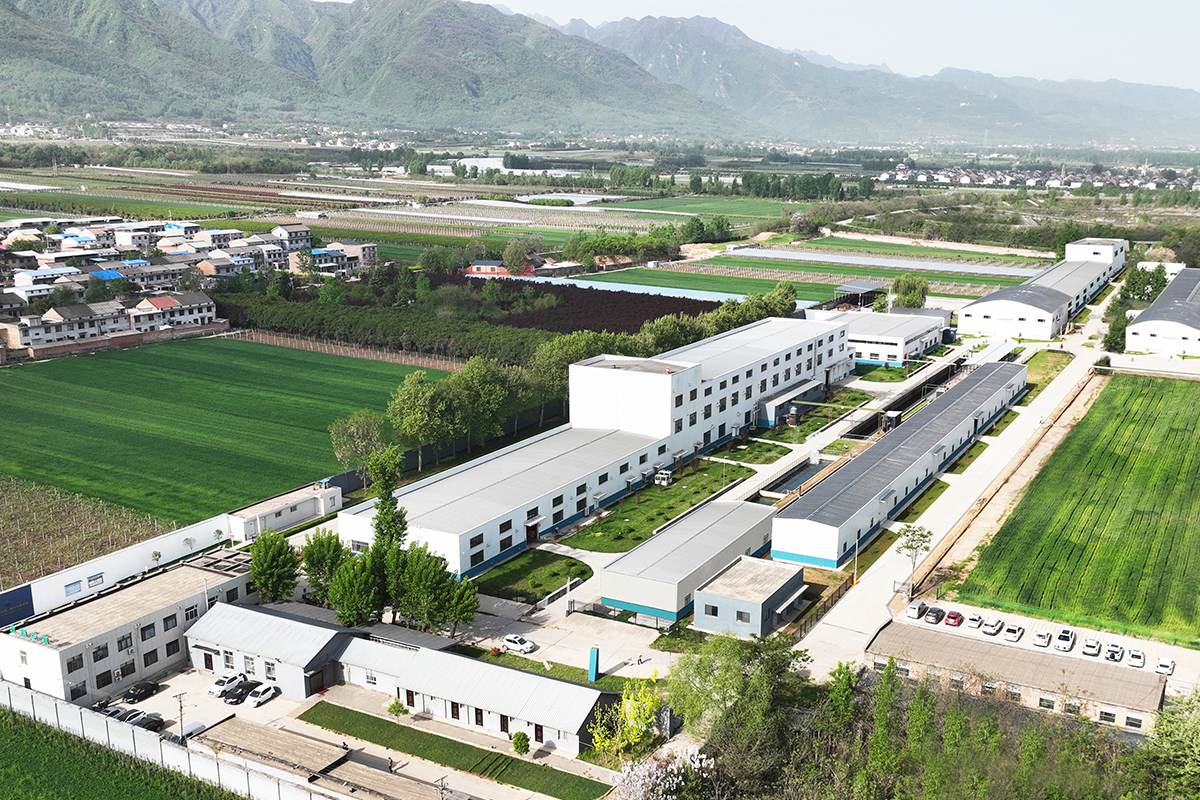 Aerial shot of Jiuyuan factory Aerial shot of Jiuyuan factory
